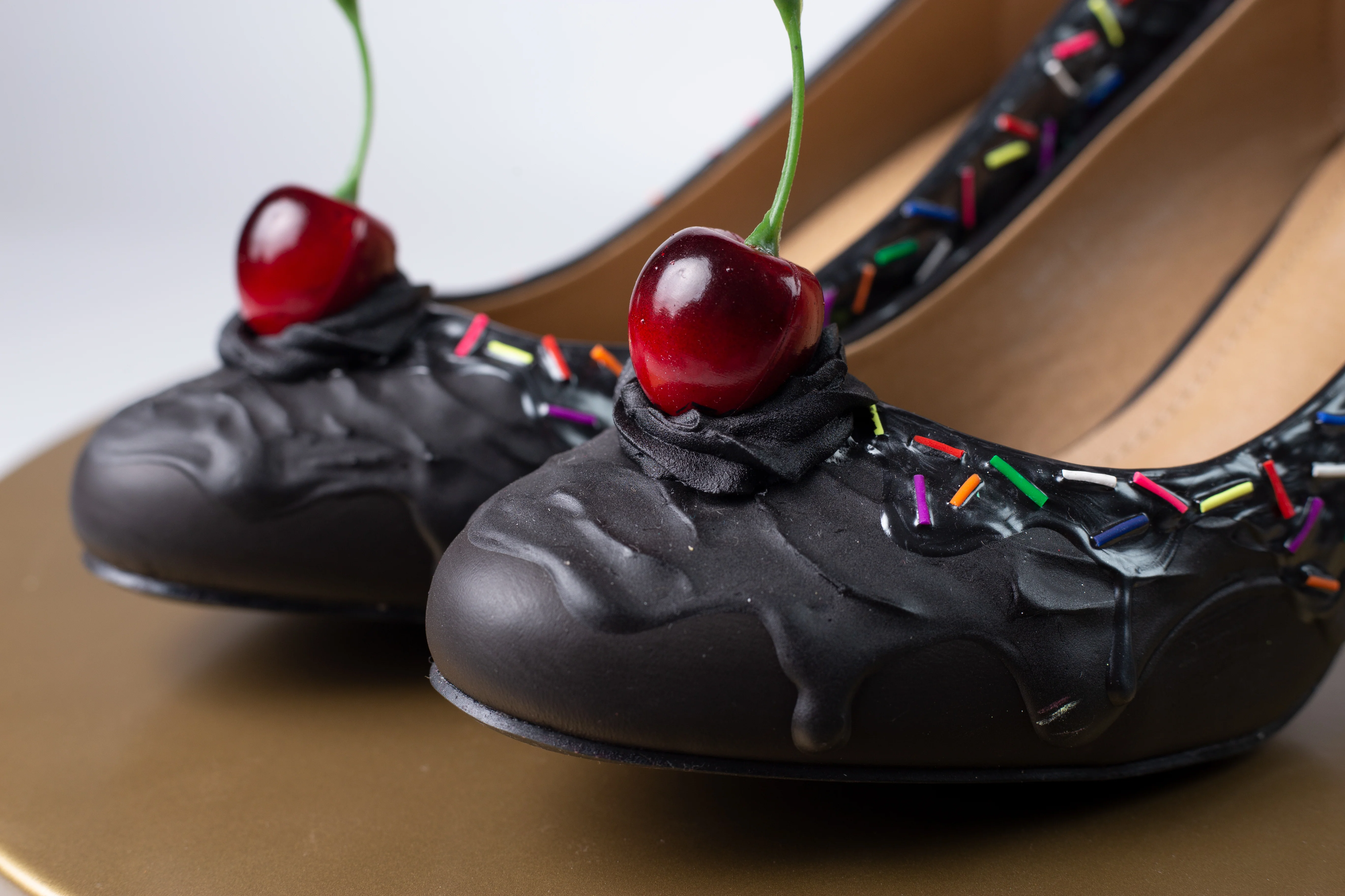 Charcoal Ice Cream Heels - Image 3