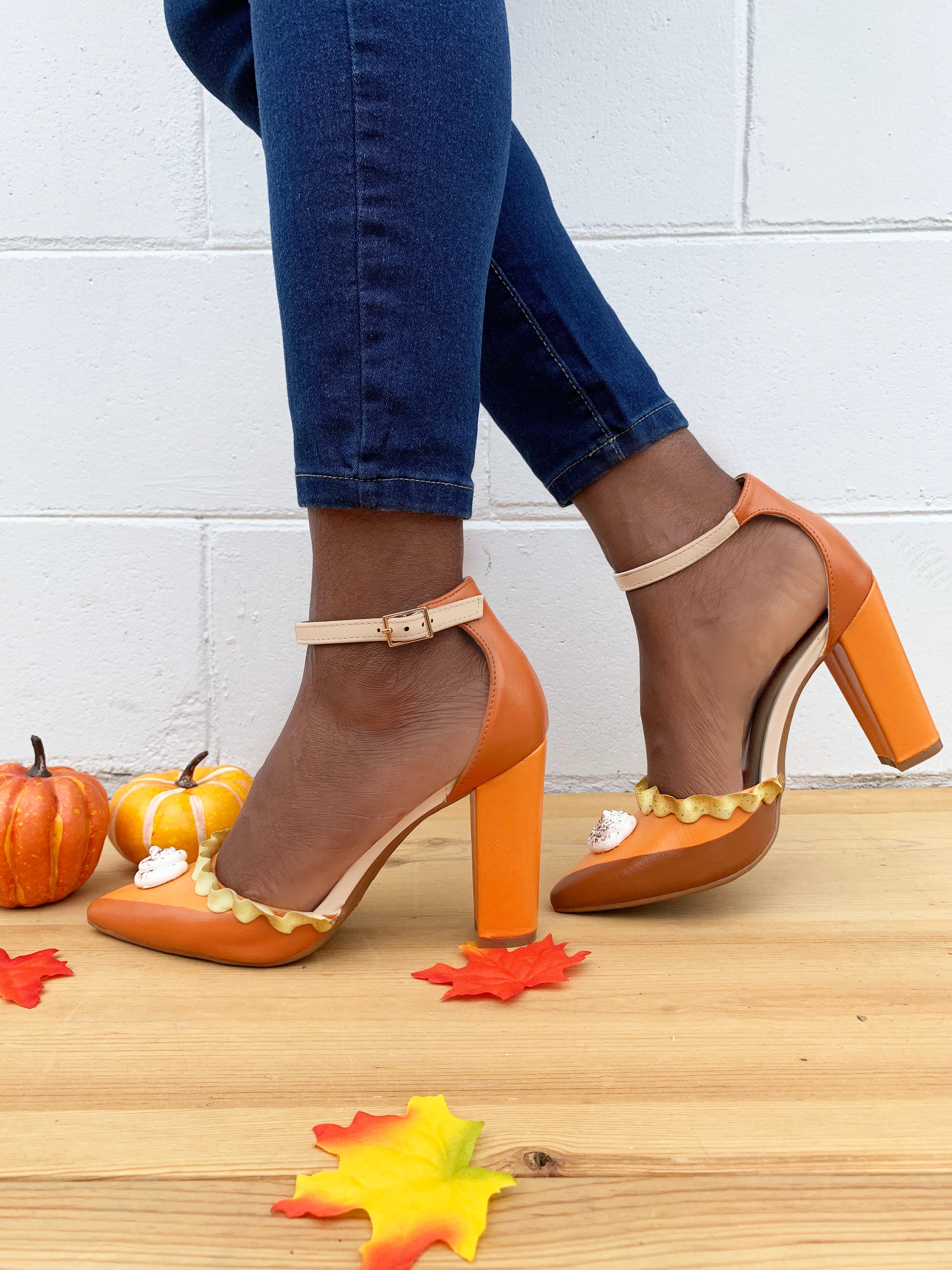 Limited Edition Pumpkin Pie 4'' Heels - Image 8
