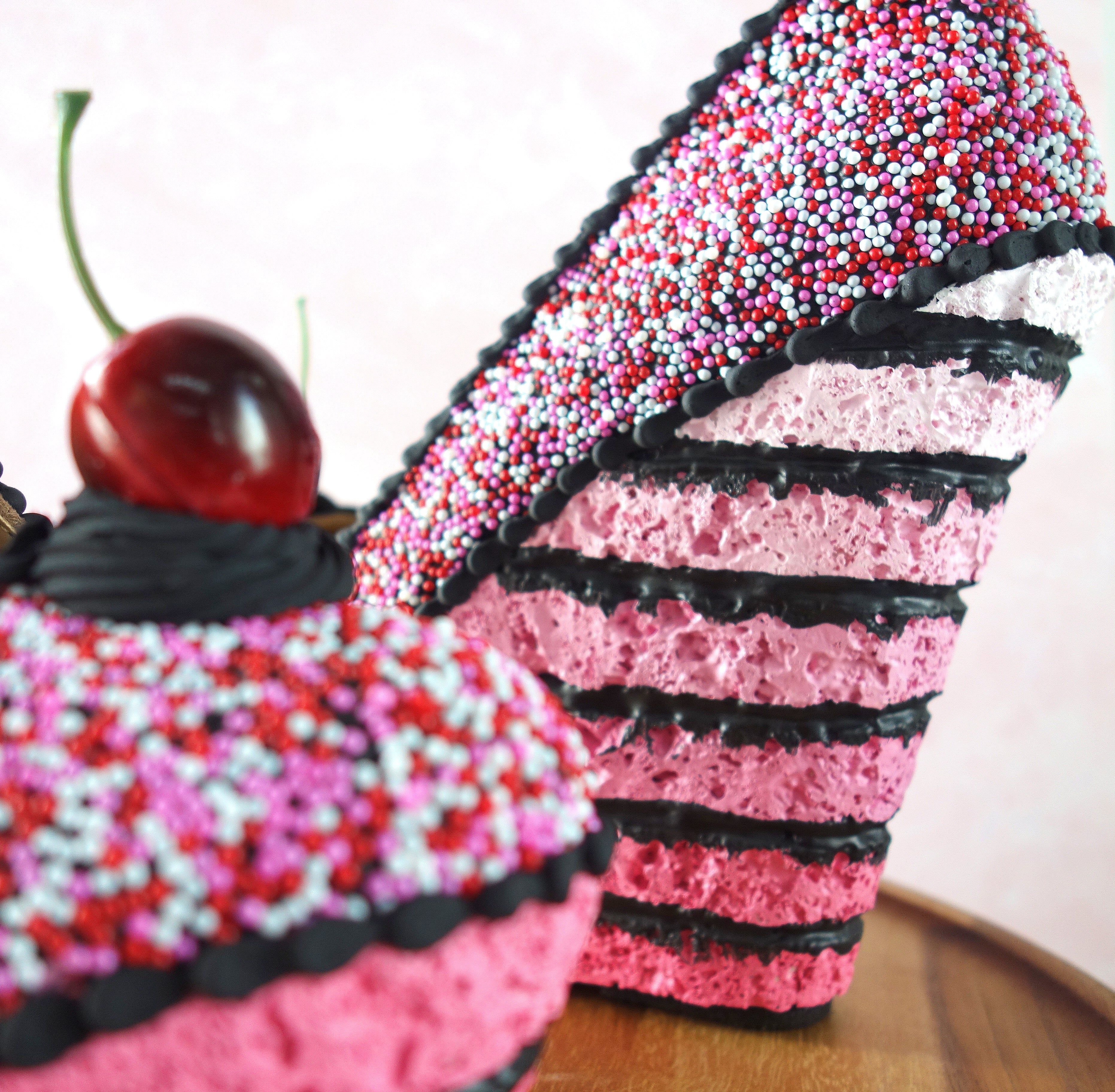 "Love" Sprinkle Series Wedge 5.5" - Image 4