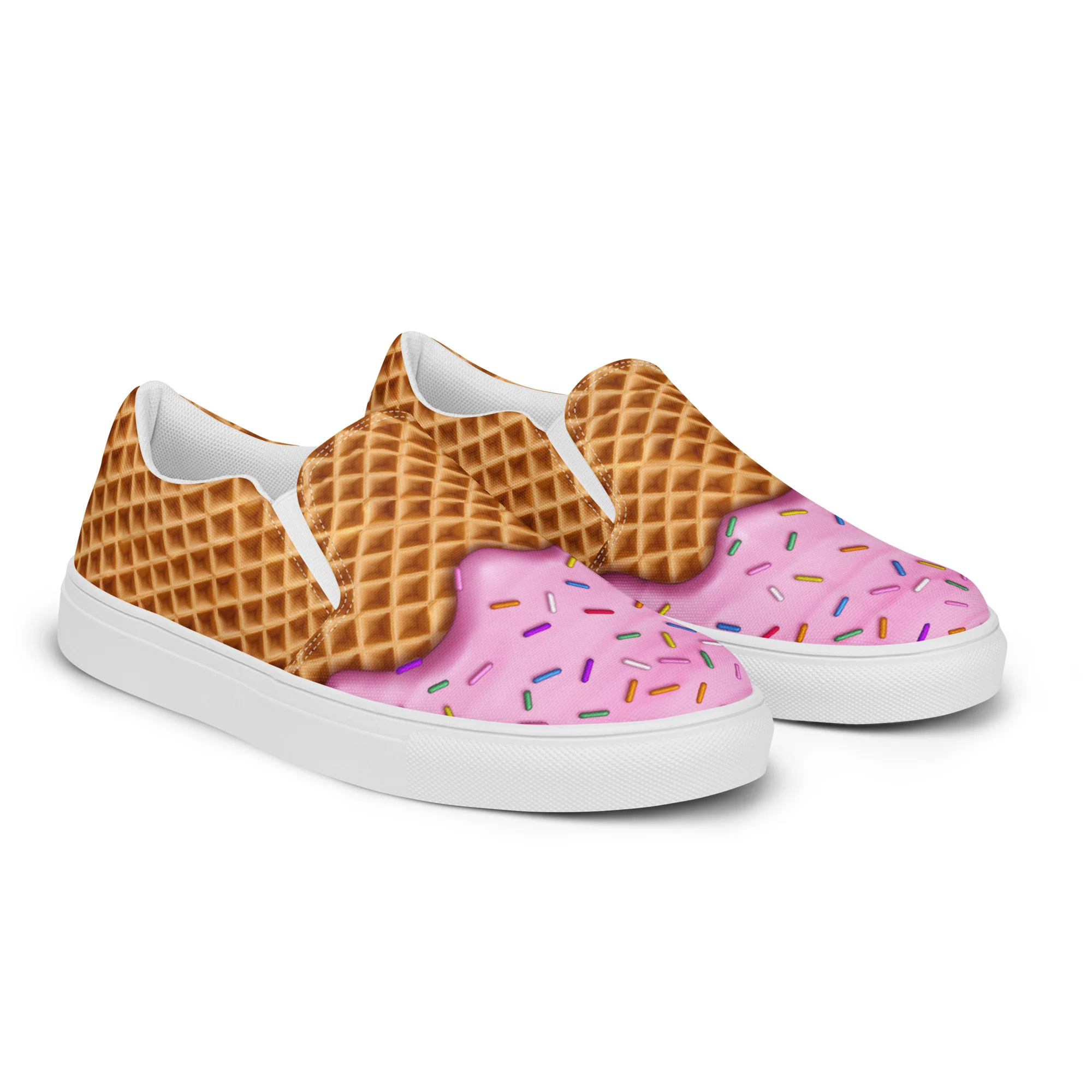 Strawberry Ice Cream Women’s slip-on shoes - Image 2